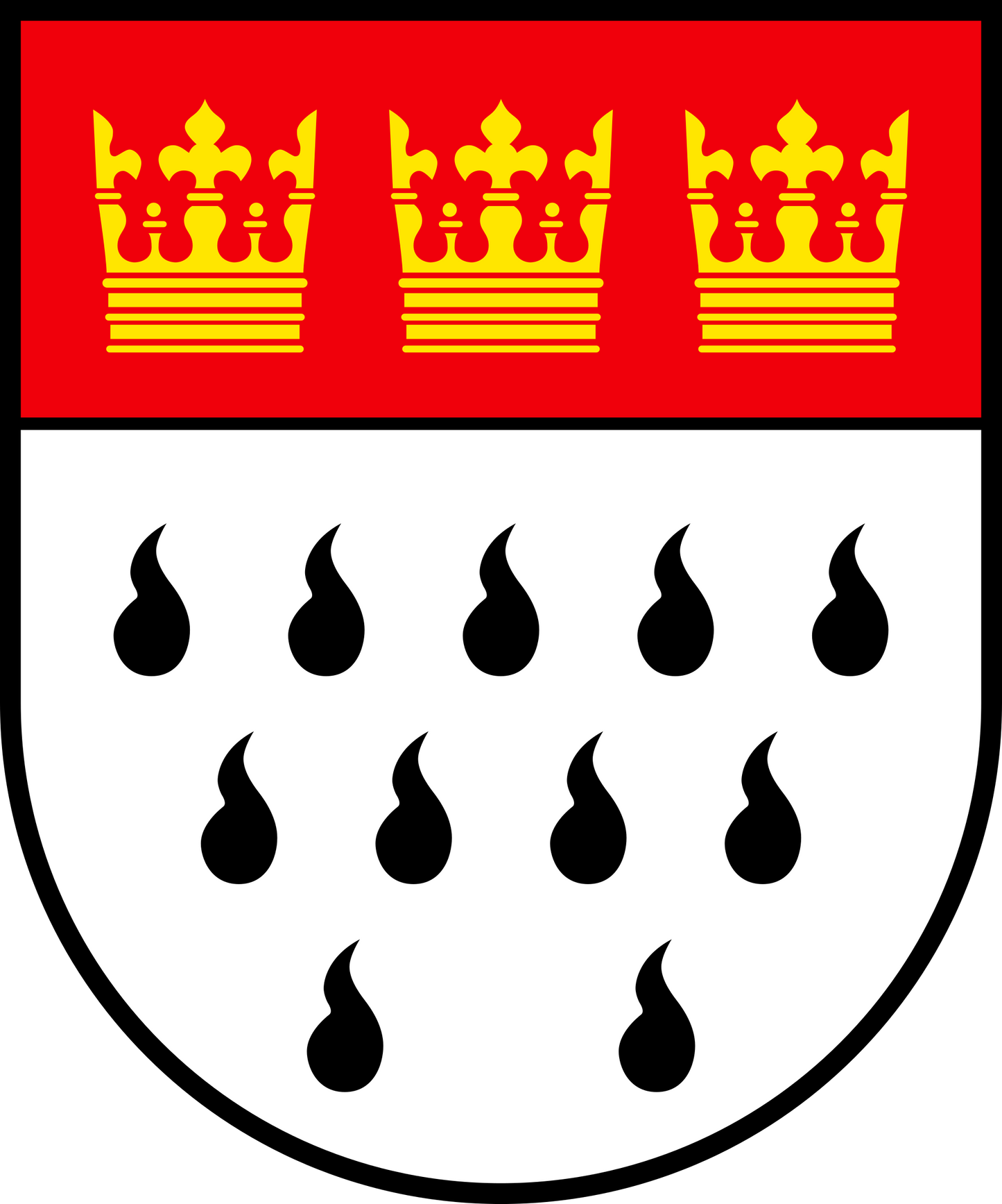 6 Köln-Aufkleber-Motive (24 Aufkleber)