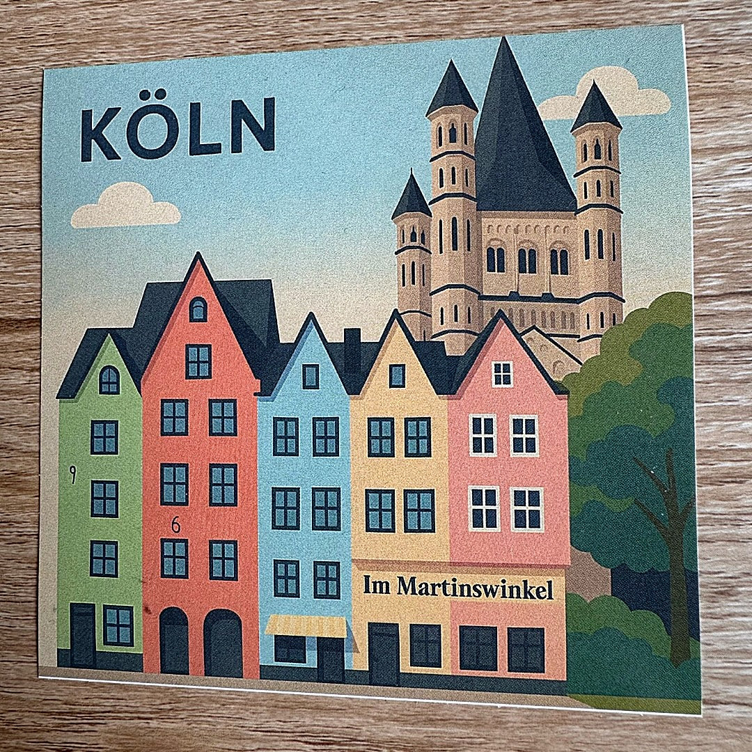 Aufkleber „Kölner Altstadt“ (5er-Set)