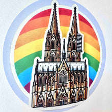 Lade das Bild in den Galerie-Viewer, Aufkleber „Köln in bunt“ (4er-Set)