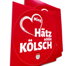 Lade das Bild in den Galerie-Viewer, Aufkleber „Ming Hätz“ (4er-Set)
