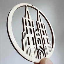 Lade das Bild in den Galerie-Viewer, Kölner Dom Holz-Anhänger (4er-Set)