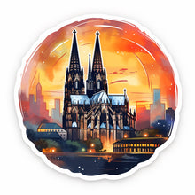 Lade das Bild in den Galerie-Viewer, Kölner Dom-Aufkleber (4er-Set)