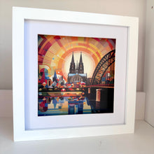 Lade das Bild in den Galerie-Viewer, Köln-Kunstdruck „Sunnesching“ (20x20 cm)