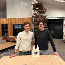 Lade das Bild in den Galerie-Viewer, Kölner Herzensdom – Holzdeko mit Herz, handgemacht in NRW