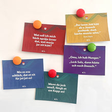 Lade das Bild in den Galerie-Viewer, Set: 10 Kölner-Sprüche Postkarten