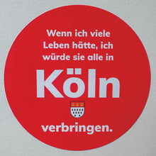 Lade das Bild in den Galerie-Viewer, Aufkleber „Kölsche Leben“ (4er-Set)