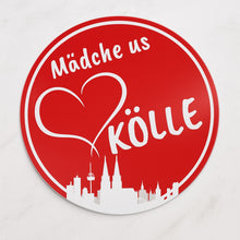 Lade das Bild in den Galerie-Viewer, Aufkleber „Mädche us Kölle“ (4er-Set)