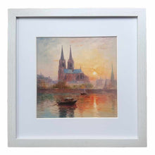 Lade das Bild in den Galerie-Viewer, 2er-Set: Köln-Bilder „Van Gogh“ und „Monet“ (gerahmt, 30x30cm)
