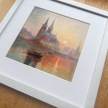 Lade das Bild in den Galerie-Viewer, 2er-Set: Köln-Bilder „Van Gogh“ und „Monet“ (gerahmt, 30x30cm)