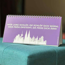 Lade das Bild in den Galerie-Viewer, 12 kölsche Pausen-Sprüche für den Schreibtisch