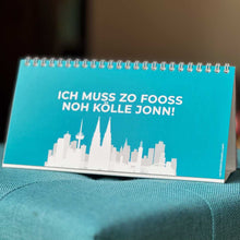 Lade das Bild in den Galerie-Viewer, 12 kölsche Pausen-Sprüche für den Schreibtisch