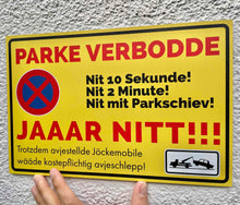 Lade das Bild in den Galerie-Viewer, Parkverbot-Schild op Kölsch