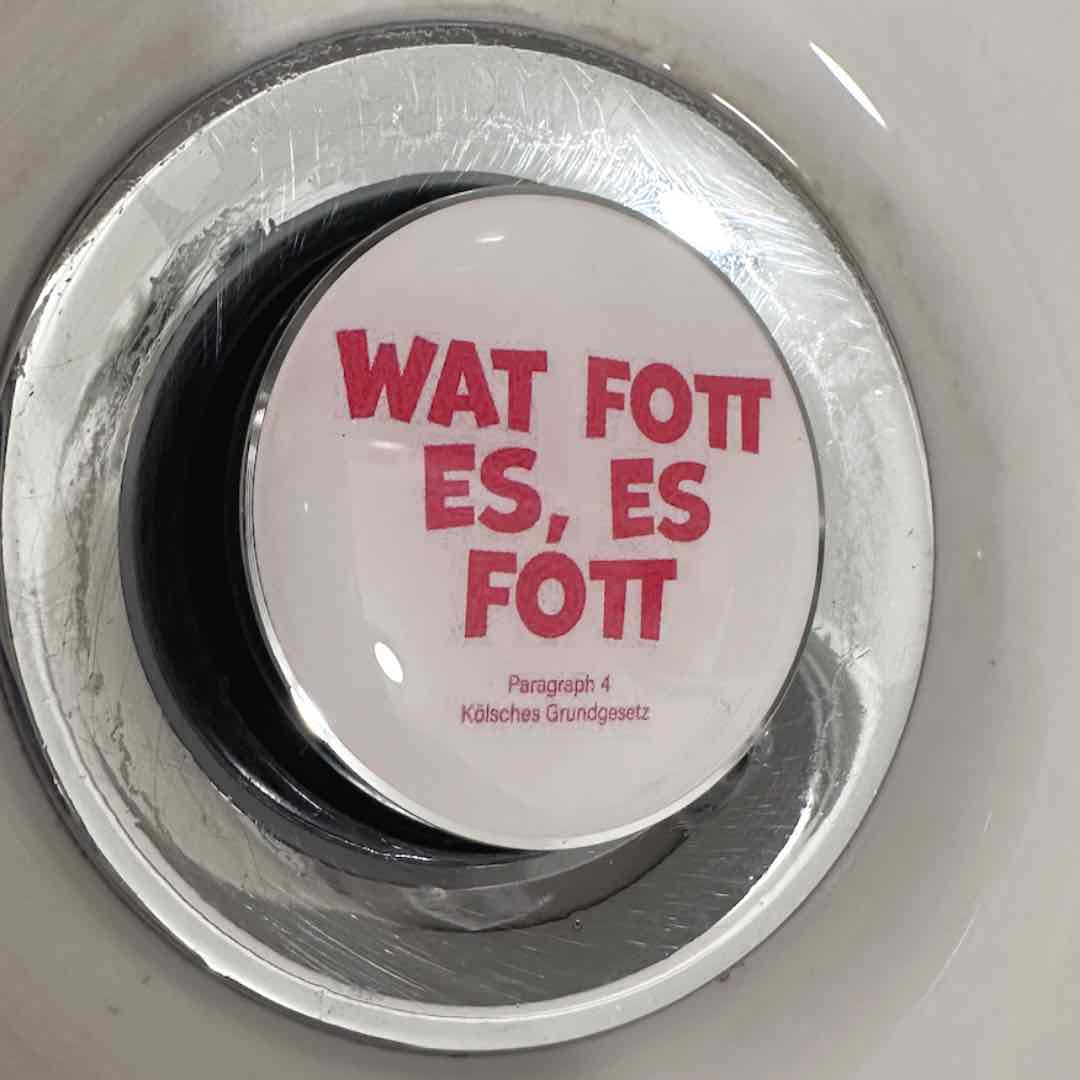 2er-Set: Waschbecken-Stöpsel (Grundgesetz & Dom)