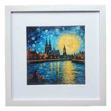 Lade das Bild in den Galerie-Viewer, 2er-Set: Köln-Bilder „Van Gogh“ und „Monet“ (gerahmt, 30x30cm)
