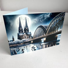 Lade das Bild in den Galerie-Viewer, Klappkarte „Kölner Wintermärchen“ (3er-Set)