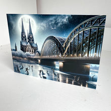 Lade das Bild in den Galerie-Viewer, Klappkarte „Kölner Wintermärchen“ (3er-Set)