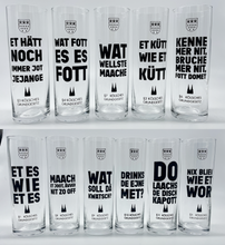 Lade das Bild in den Galerie-Viewer, Kölsch Gläser 11er-Set „Kölsches Grundgesetz“