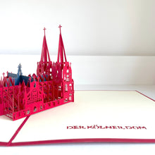Lade das Bild in den Galerie-Viewer, 3D-Karte „Kölner Dom“ (5er-Pack)