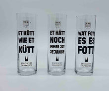 Lade das Bild in den Galerie-Viewer, Kölsch Gläser „Grundgesetz“ (3er-Set)