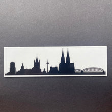 Lade das Bild in den Galerie-Viewer, Aufkleber Köln-Skyline schwarz (für Auto, Laptop, etc.)
