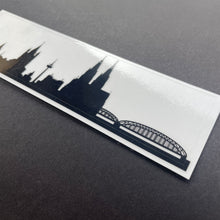 Lade das Bild in den Galerie-Viewer, Aufkleber Köln-Skyline schwarz (für Auto, Laptop, etc.)