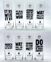 Lade das Bild in den Galerie-Viewer, Kölsch-Gläser (8er-Set) „Kölsches Grundgesetz“