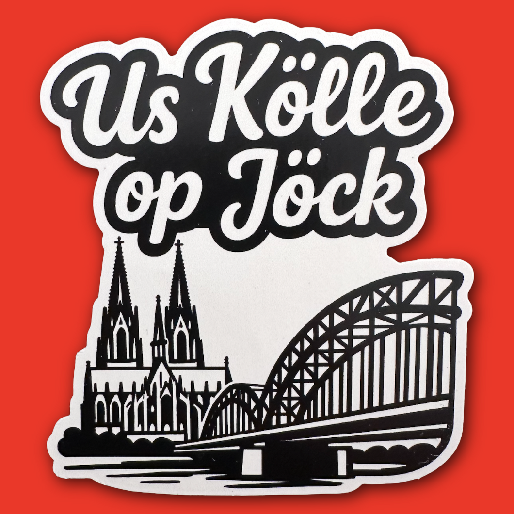 Aufkleber „Us Kölle op Jöck“