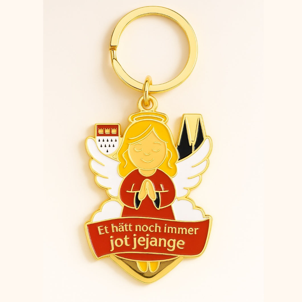 Schutzengel-Anhänger „Et hätt noch immer jot jejange“