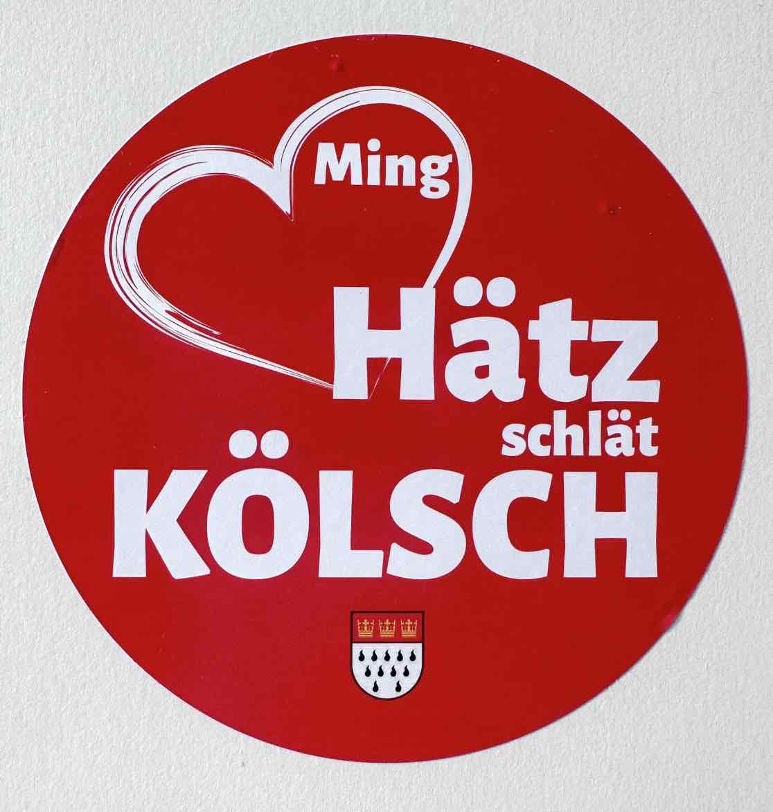 Aufkleber „Ming Hätz“ (4er-Set)