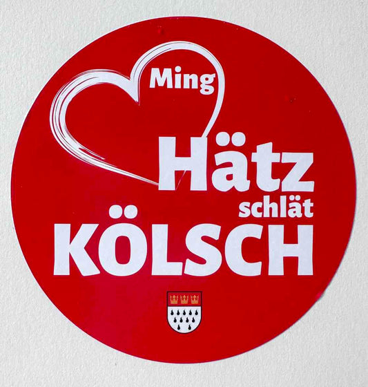Aufkleber „Ming Hätz“ (4er-Set)