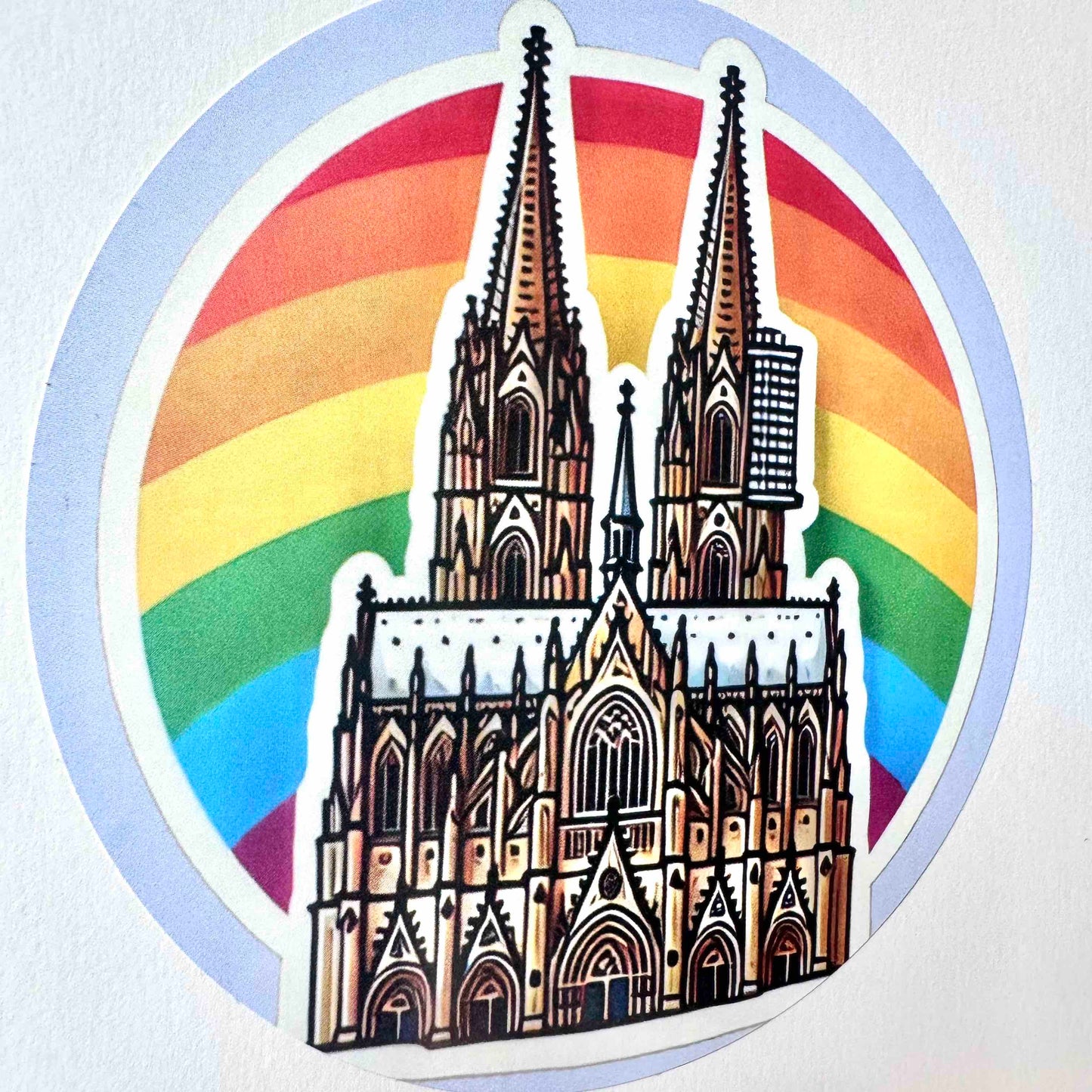 Aufkleber „Köln in bunt“ (4er-Set)