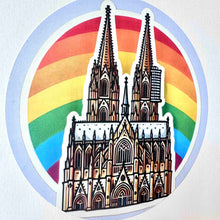 Lade das Bild in den Galerie-Viewer, Aufkleber „Köln in bunt“ (4er-Set)
