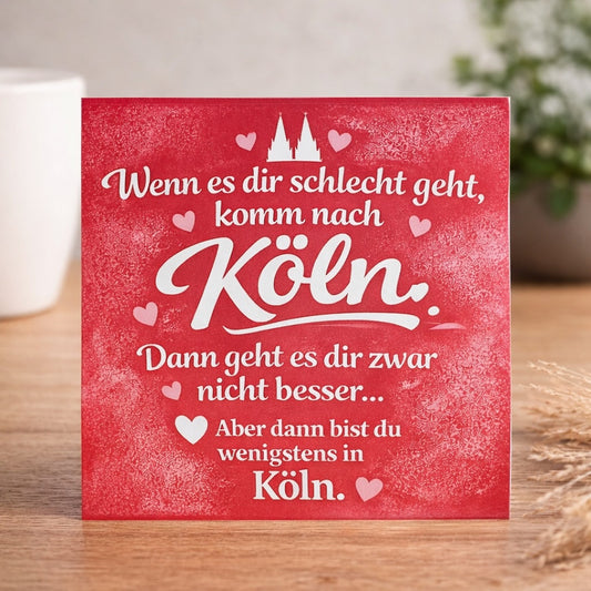 Aufkleber „Köln Liebe“ (4er-Set)