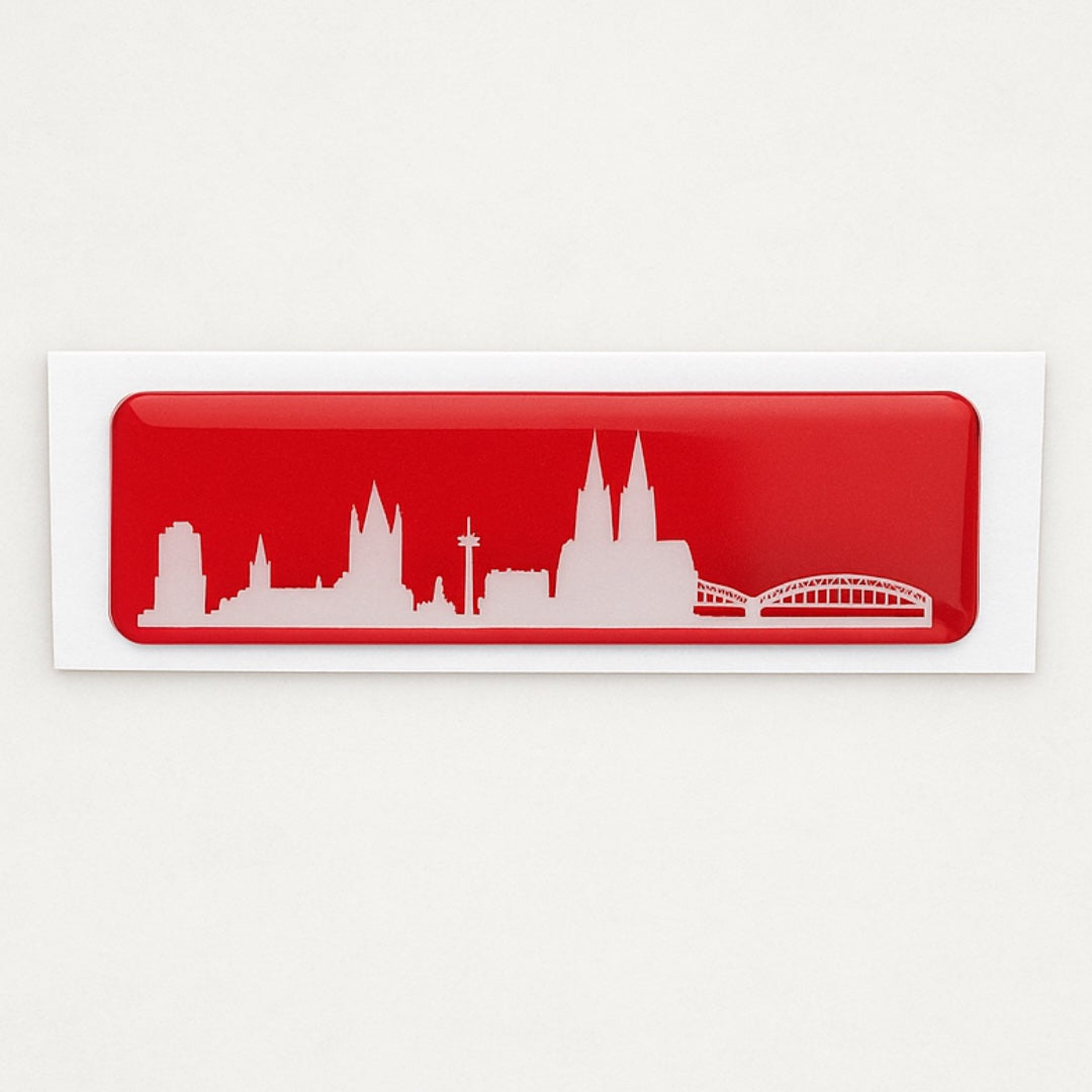 Gel-Aufkleber Köln-Skyline