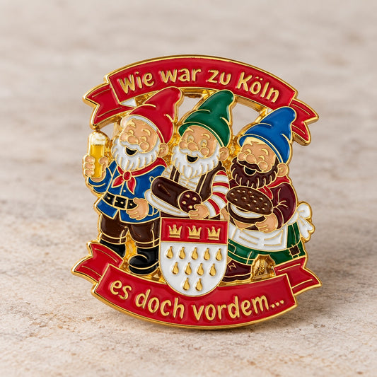 Köln-Pins im Doppelpack – Kölle Alaaf & Heinzelmännchen