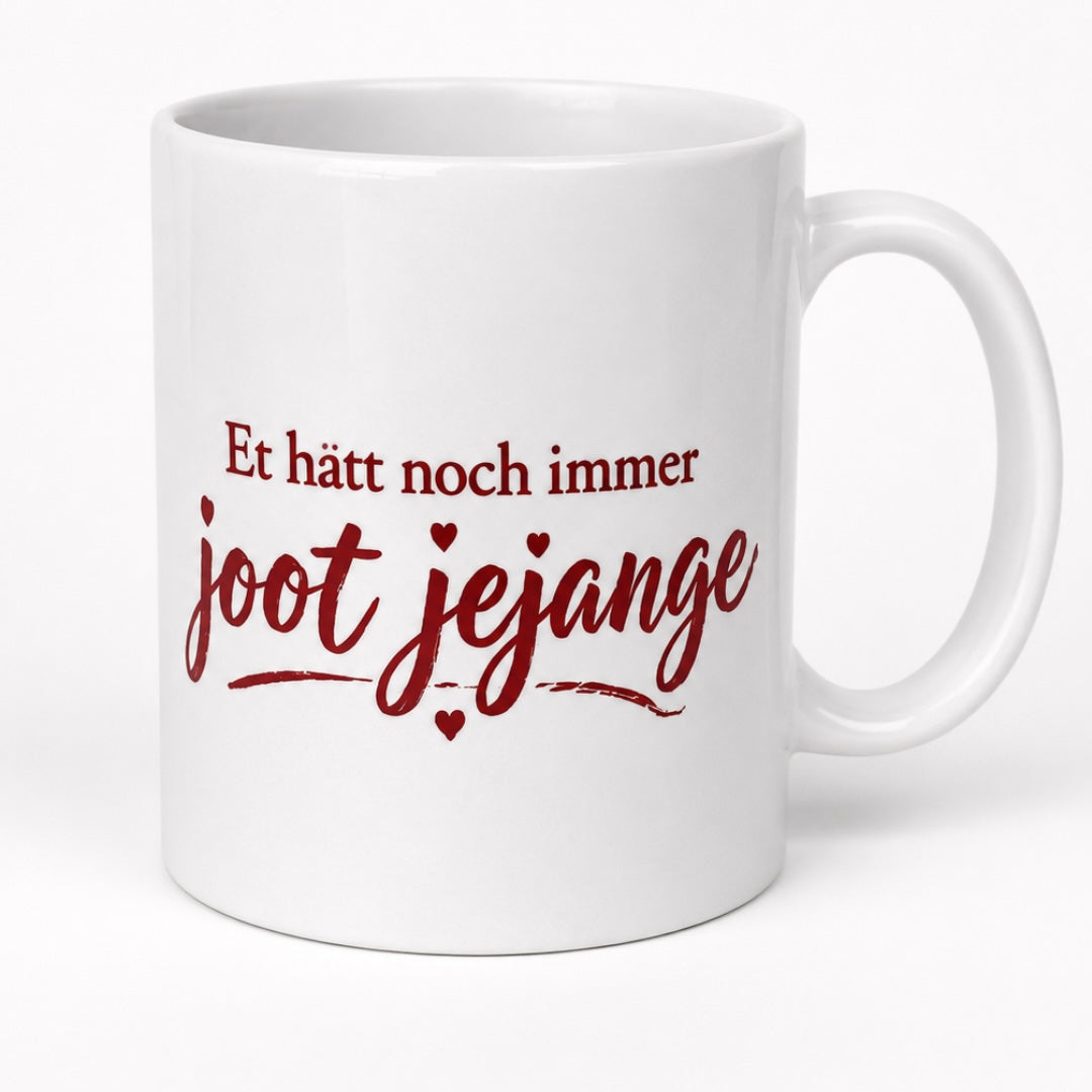 Keramiktasse „Et hätt noch immer joot jejange"