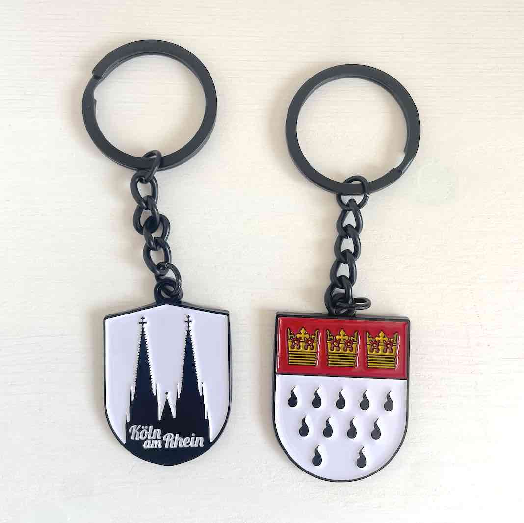 Köln für den Schlüsselbund – Dom & Stadtwappen als Set