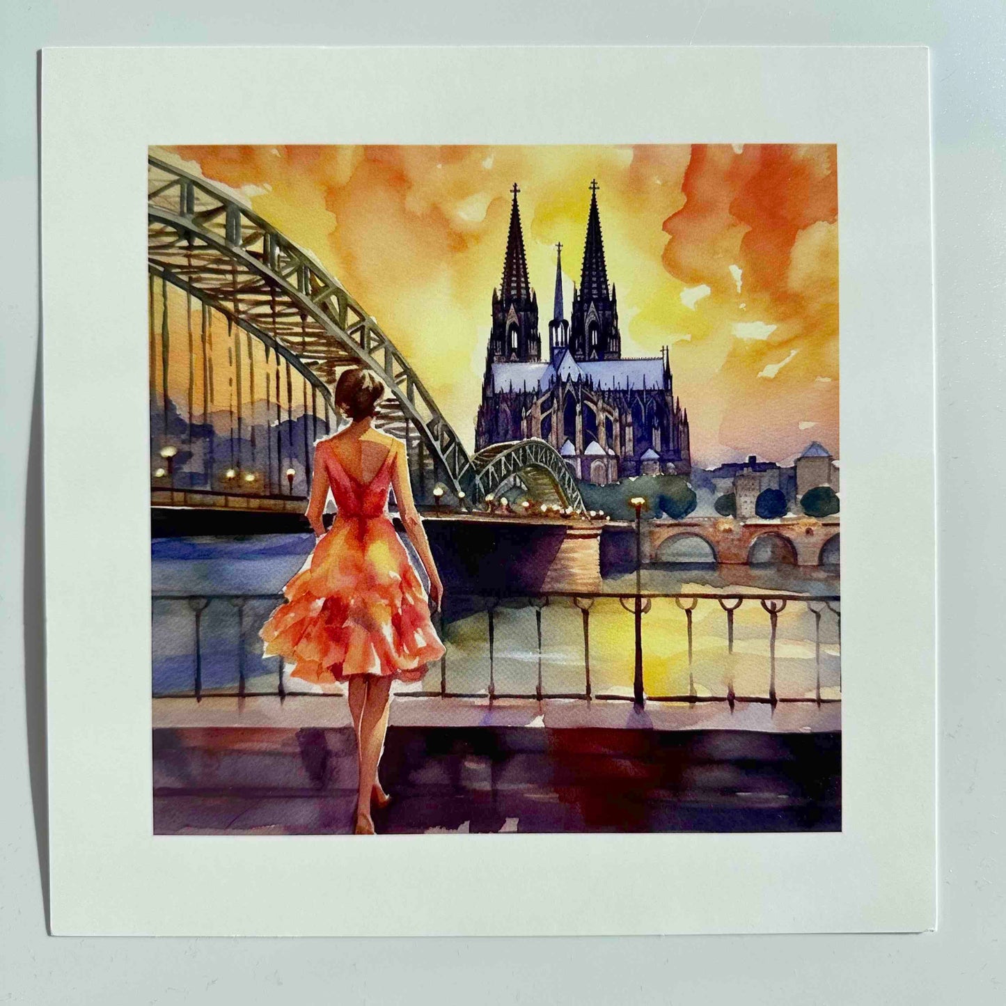 Köln-Kunstdruck „Mädche“ (20x20 cm)