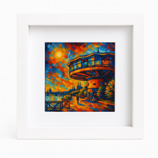 Köln Bild „Sommer“ (gerahmt, 10x10cm)