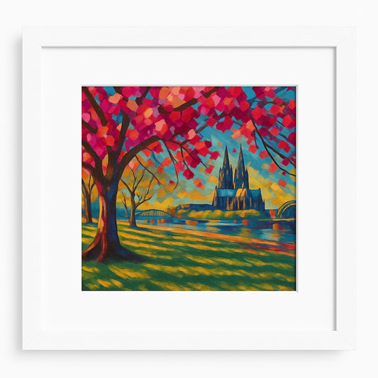 Köln-Bild „Frühling“ (gerahmt, 30x30cm)