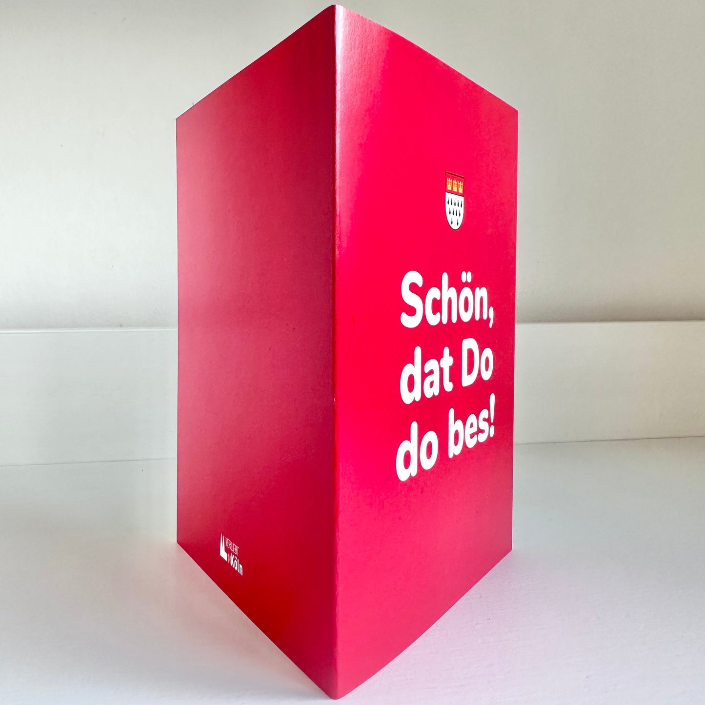 Köln-Klappkarte „Schön, dat Do do bes“ (3er-Set)