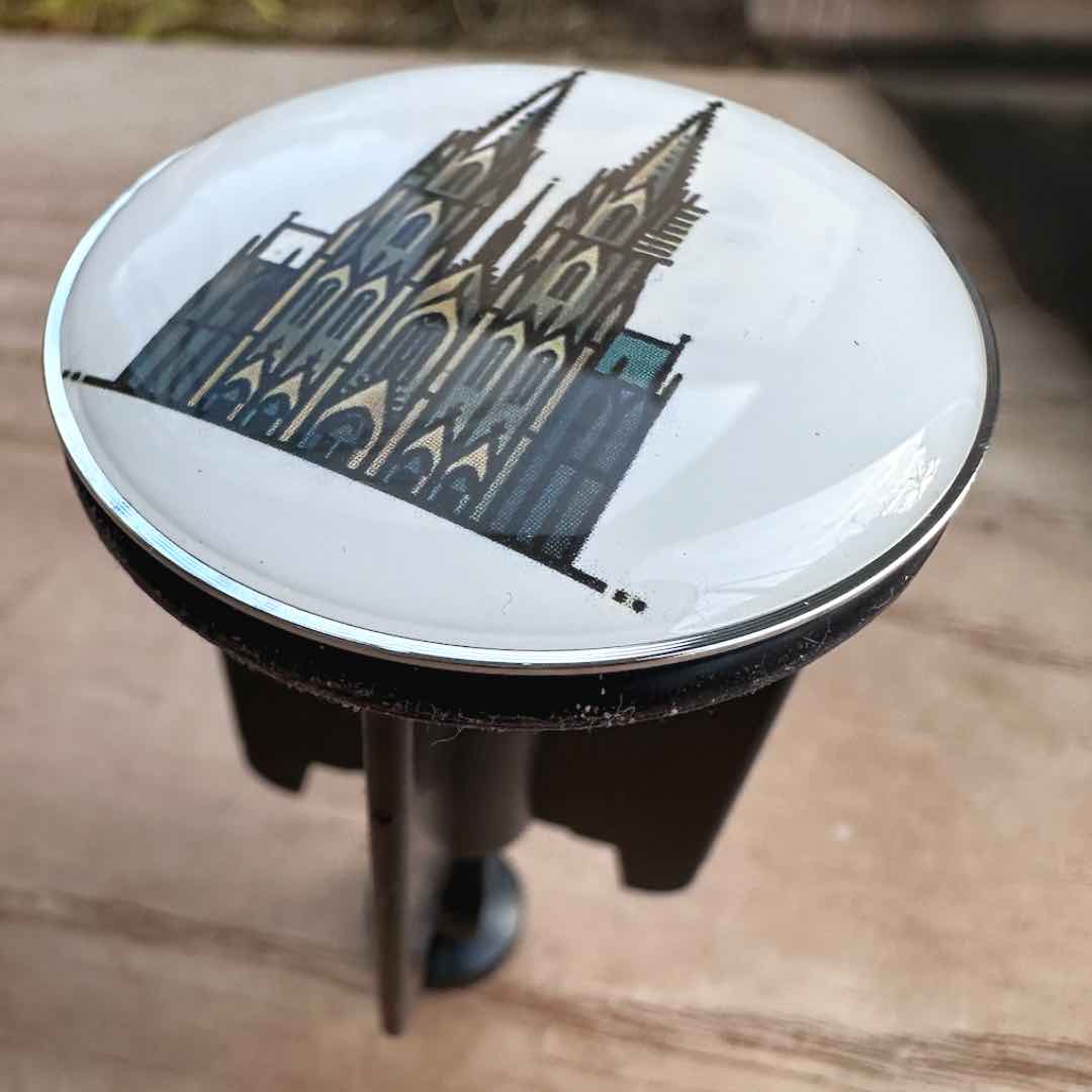 Waschbecken-Stöpsel „Kölner Dom"