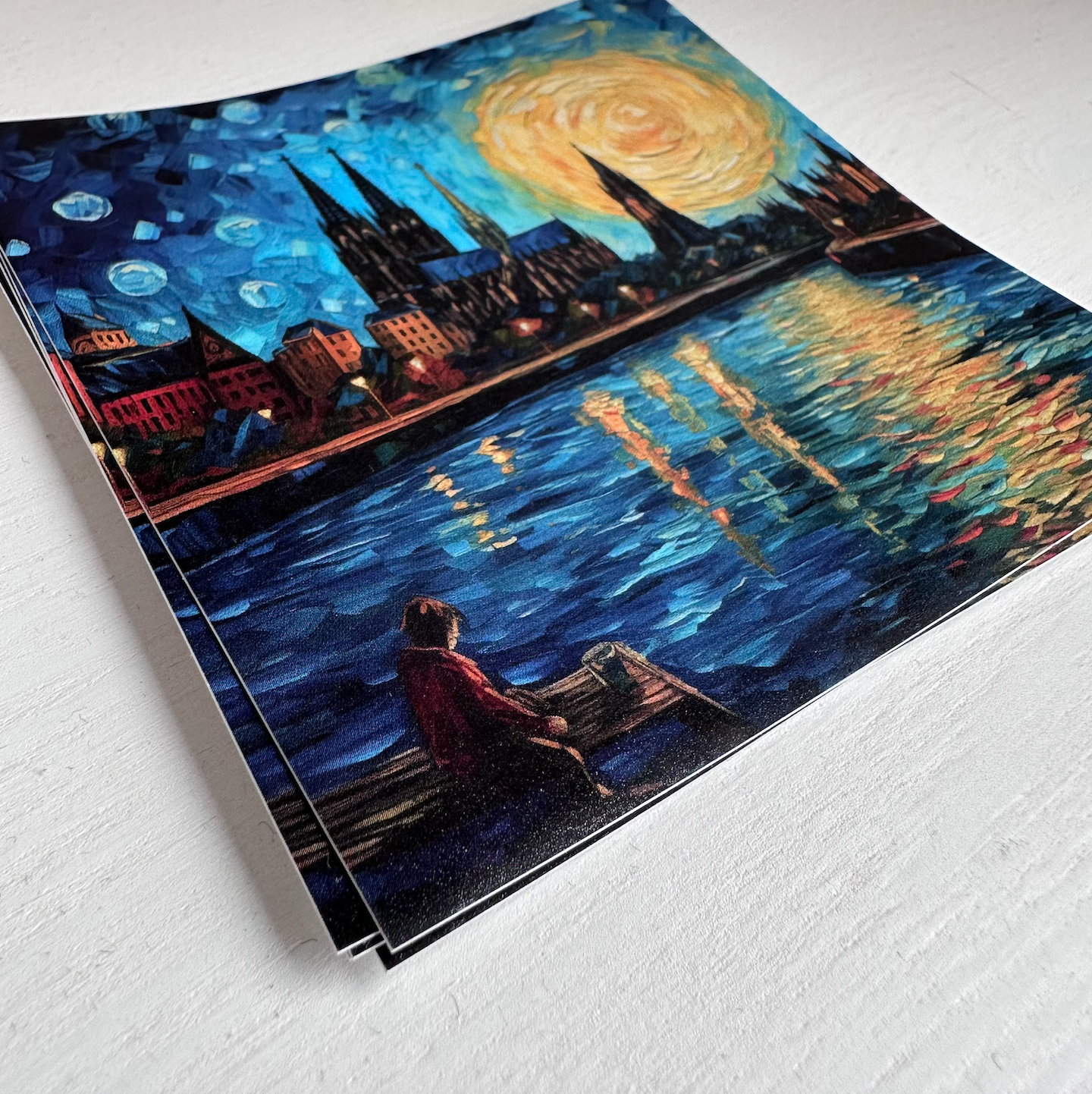Köln-Aufkleber „van Gogh“ (4er-Set)