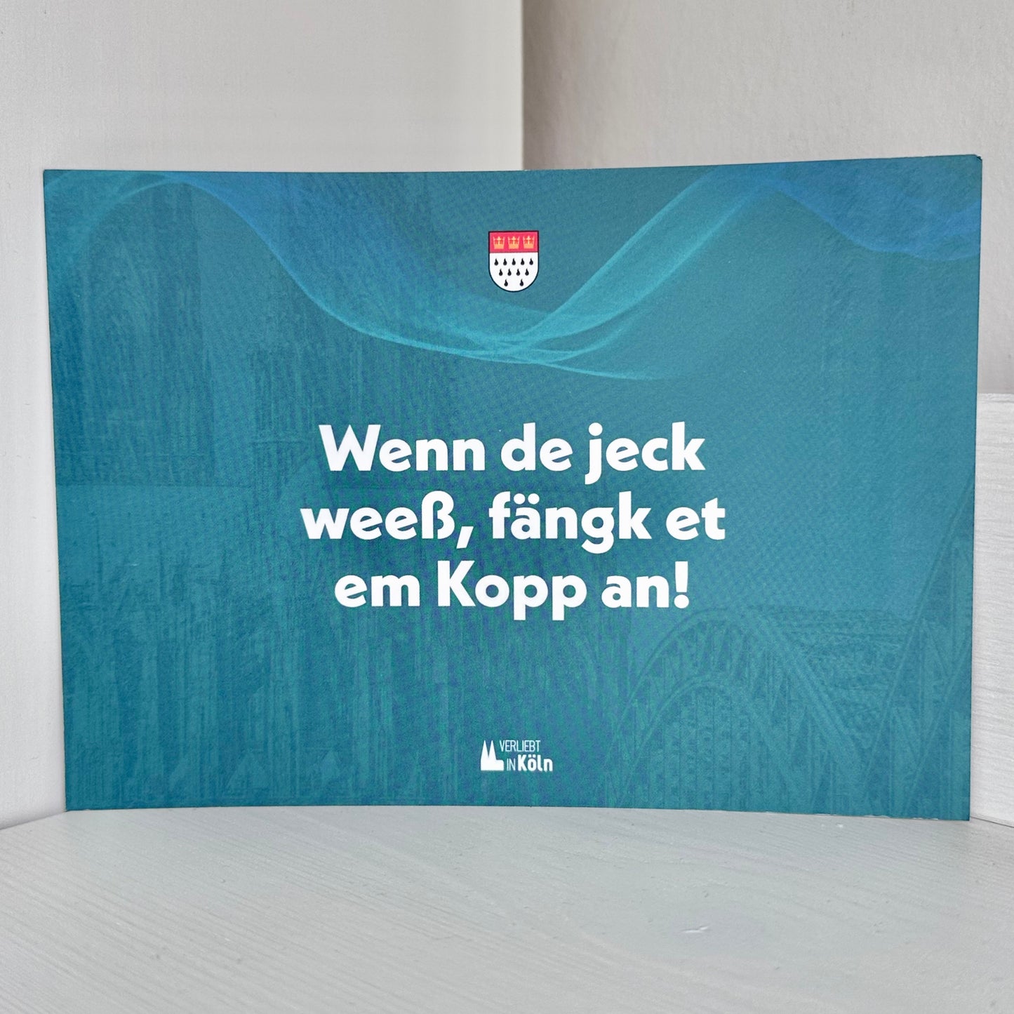 5 Kölner-Sprüche Postkarten „Wenn de jeck weeß.." (5 Stk.)