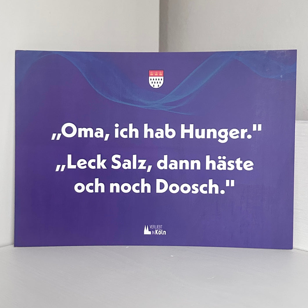 5 Kölner-Sprüche Postkarten „Oma, ich hab...