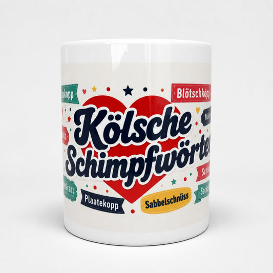 Kölsche Schimpfwort-Tasse