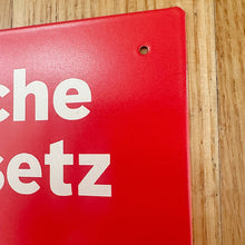 Lade das Bild in den Galerie-Viewer, Kölsches Grundgesetz-Schild (30x45cm)
