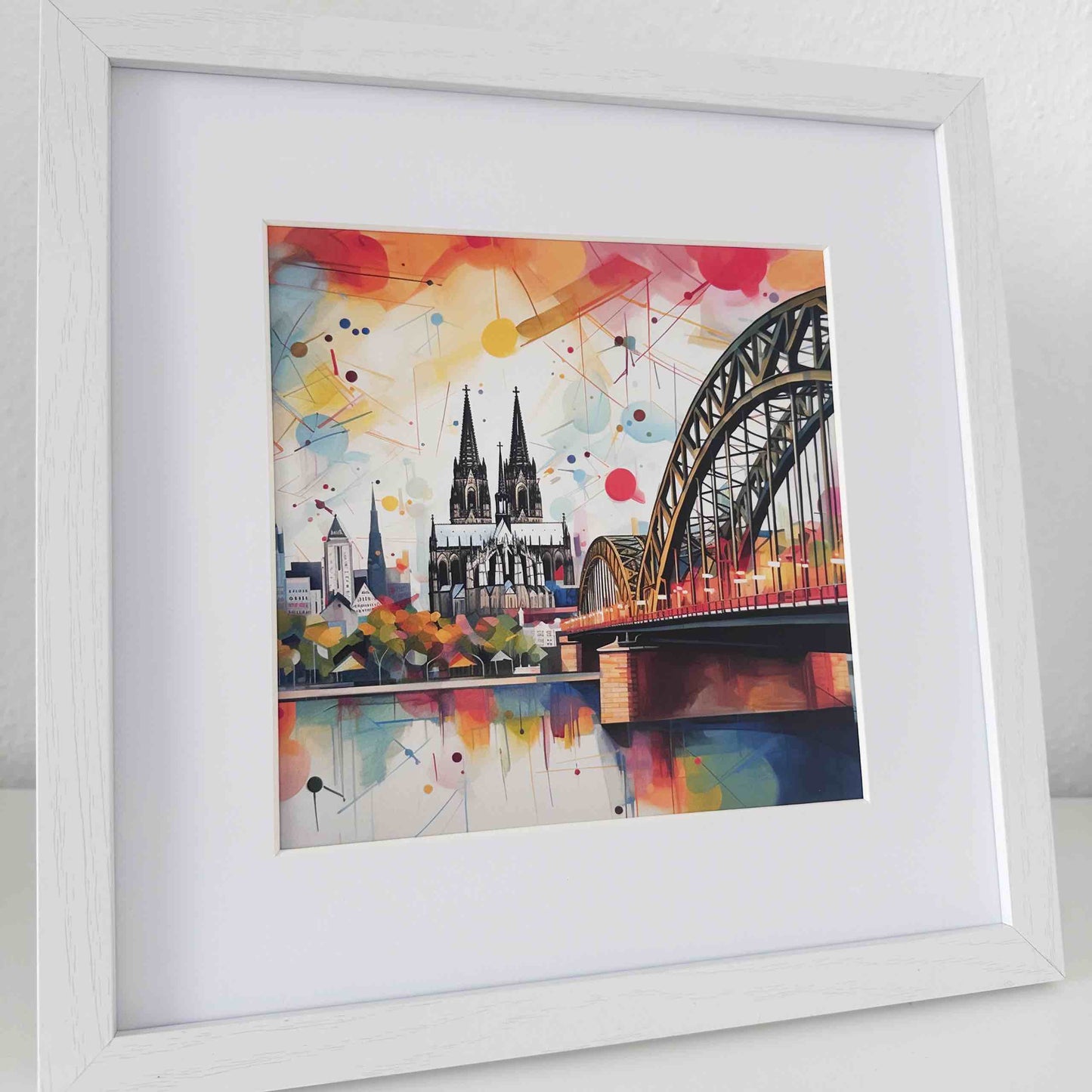 Köln-Bild „Modern Art“ (gerahmt, 30x30cm)