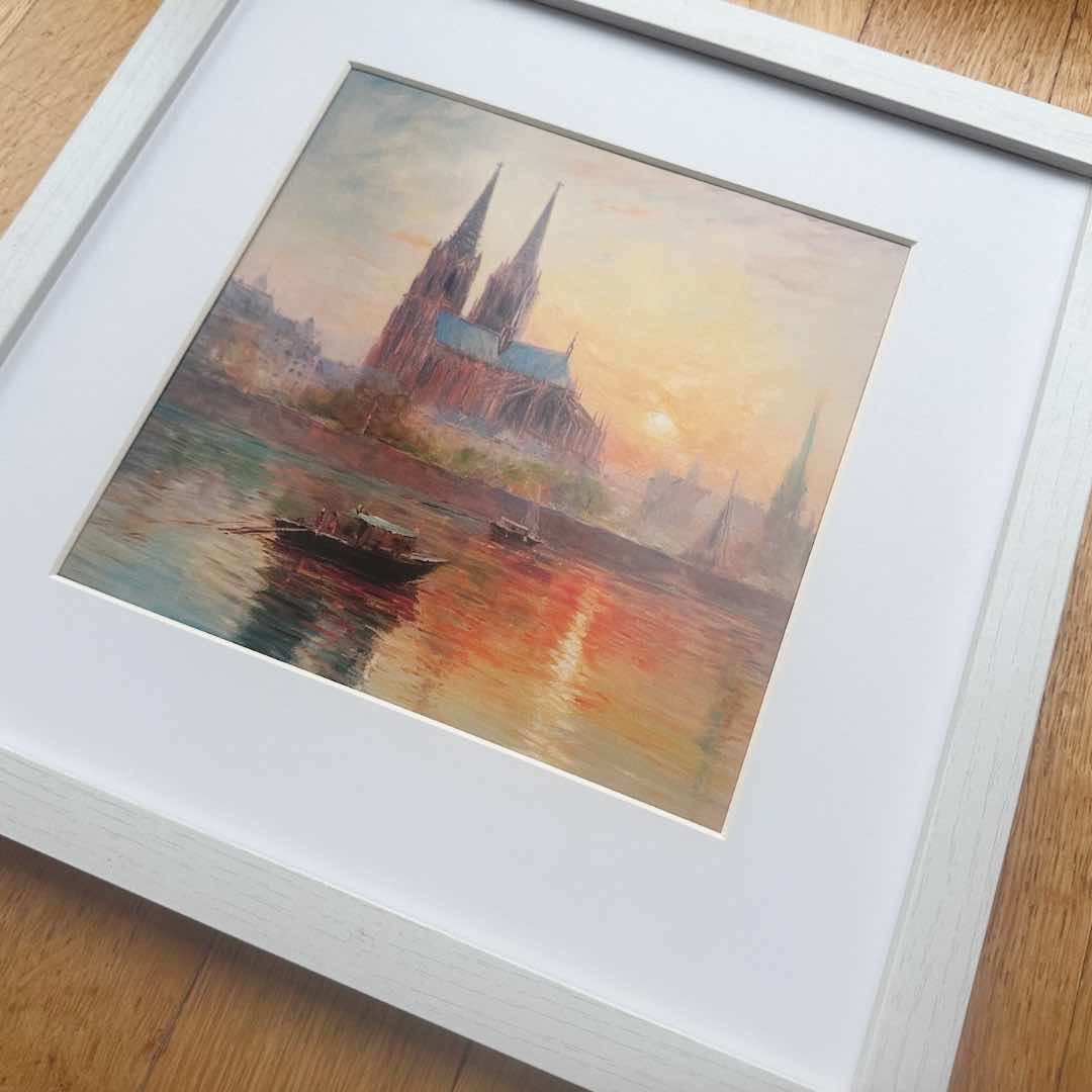 Köln-Bild „Monet“ (gerahmt, 30x30cm)