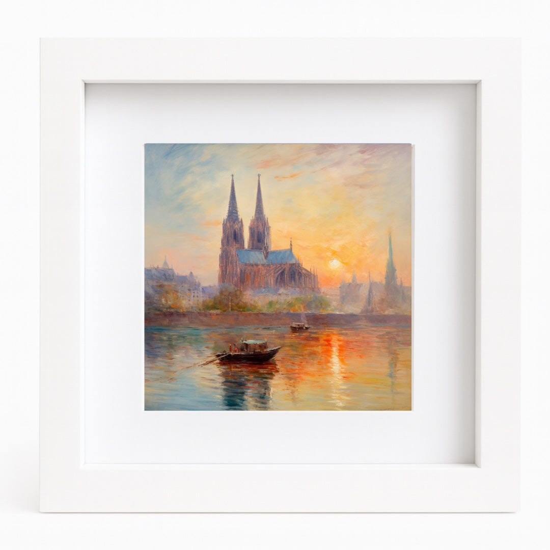 Köln-Bild „Monet“ (gerahmt, 10x10cm)